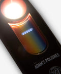 Close-up of a Handheld Dual LED UV Flashlight for Detail Pros with 2700K 4500K 6000K color temps UV 395 to 400nm IP65 Waterproof