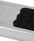 Close-up of Beefed Up Replacement Pool Ladder Step And Hardware For Stainless Steel Pool Ladder One Size with slip-resistant surface