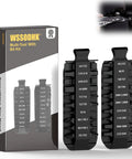 21 Piece Double Ended Screwdriver Bit Kit For Leatherman Multi Tool Screwdrivers Go To Flat Bits Built Tough From Industrial Grade S2 Hardened Steel Includes Dual Sheaths And Sturdy Storage Pouch shown in packaging with dual sheaths.