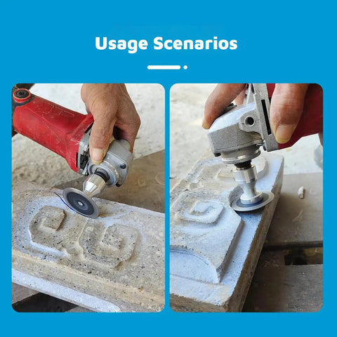 Usage scenarios for Hardcore Diamond Carving Wheels For Angle Grinders Built Tough Blades on granite and marble.