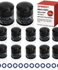 12 Pack Oil Filter Kit With Drain Plug Washers For Toyota Vehicles Fits RAV4 Camry Corolla Prius Avalon Highlander Scion