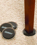 8-Piece Carpet Furniture Sliders Set For Easy Moving Of Beds, Sofas, Dressers And Heavy Furniture, anti-slip pads on carpet