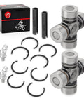 2X Front And Rear Driveshaft U Joint For Ranger RZR Scrambler Sportsman 300 325 330 425 400 500 570 700 EV 800 850 900 1000 Turbo General 1000 4 XP EPS shown with parts