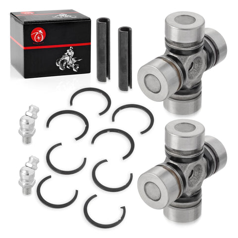 2X Front And Rear Driveshaft U Joint For Ranger RZR Scrambler Sportsman 300 325 330 425 400 500 570 700 EV 800 850 900 1000 Turbo General 1000 4 XP EPS shown with parts