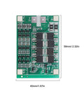 Straight Up Badass 3S 40A Protection Board For 12V Lithium Battery Packs, 59mm x 40mm green circuit board.