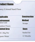 DIY Friendly Self Leveling Epoxy Floor Paint With Marble Look Waterproof And Non Slip Finish Wear Resistant Coating chart