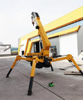 Heavy Duty Hydraulic Crawler Crane With 5 Ton Portable Electric Hoist And Guarded Platform Built Tough for warehouse use and tight job sites.