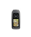 Beefed Up Marine GPS Navigator with Worldwide Chart Plotter and Floatable Design, front view showing map display and controls