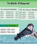 Battery Current Sensor With Real Time Voltage And Temperature Readout For Honda Civic 2012-2015, Honda CR-V 2012-2016, Acura ILX 2013-2022, Acura RDX 2013-2017 - Easy Install, Reliable ECU Data, Precise Battery Monitoring with fitment chart
