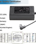 Recliner Power Supply Transformer 29V 2A AC DC Switching Unit With 2 Pin Connector For Electric Recliners Lift Chairs And Standing Desks Plug And Play Replacement Part For OKIN Limoss Tranquil Ease DeltaDrive BetaDrive Motors 4 Feet Cord Included, black adapter with certifications