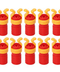 Hand Screw Clamps Set 10 Pack For Woodworking And DIYers ABS Screw Holder Gripper For Bit Holding Workholding Bench Use Secure Small Parts Positioning Compact Fixing Tool Kit For Woodworkers, 10-pack ABS, red-yellow