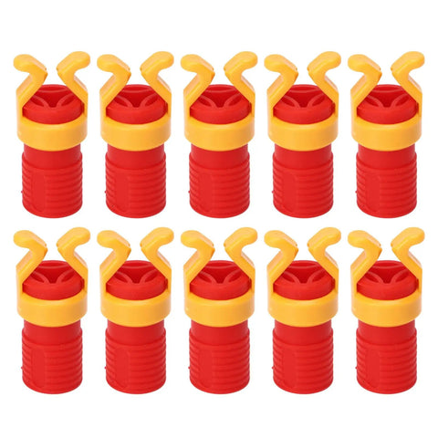Hand Screw Clamps Set 10 Pack For Woodworking And DIYers ABS Screw Holder Gripper For Bit Holding Workholding Bench Use Secure Small Parts Positioning Compact Fixing Tool Kit For Woodworkers, 10-pack ABS, red-yellow
