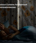 Floral Blackout Curtains For Bedroom And Living Room 84 Inch Length Two Panels Set Thermal Insulated Light Blocking Drapes With Tiebacks Farmhouse Darkening Window Treatments For Light And Noise Reduction