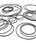 Rubber Drive Belt Set for DVD CD VCR and Cassette Players 56 Pcs Black Belts 40 to 120mm