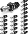 Heavy Duty 45 Degree Pull Stud Retention Knob Set for Haas CAT 40 CNC Tool Holders 20 Pack, carbon steel, black oxide finish