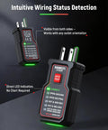 Front view of the Circuit Breaker Finder Kit With GFCI Outlet Tester And Dual LED Indicators, All In One Electrical Tracer.