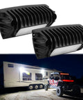12V RV Exterior Porch Light Aluminum Low Current LED Scene Lighting With 800 Lumens Per Light For Campers Trailers
