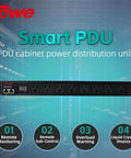 Badass 1U Rack Mount Power Conditioner With Eight Individually Switched Outlets Heavy Duty Surge Protection Led Voltage Display Smart Sequencing For Pro Audio And Data Racks mounted in a server cabinet.