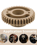 Beefed Up Replacement Gear For Electric Cup Sealing Machines Made From Durable Plastic, Helps Prevent Leaks And Spills, Stable Performance For Beverage Service, Easy Install And Long Lasting Wear, beige plastic gear