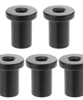 5 Pack Sliding Barn Door Track Spacers Black Hardware Kit For Wall Mounting, Built Tough High Carbon Steel, Corrosion Resistant