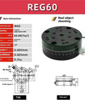 R-Axis Rotary Micro-Adjustment Stage With High-Precision Knob-Feed Positioning Platform For Optical Alignment, Model REG60 with specs
