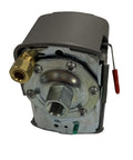 135 To 175 PSI Air Compressor Pressure Switch with Pumptrol Unloader Valve and On Off Switch Heavy Duty Grey