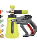High Pressure Washer Foam Cannon Snow Foam Lance For Beefy Car Wash Foam 4000 PSI Power Washer Gun With One Quarter Inch Quick Connector