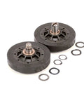 Genuine OEM Roller Kit For Dryers 1992 And Newer Small Dryers RB170002 Replacement Roller Assembly with washers