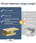 Two In One Stainless Steel Toilet Paper Holder With Shelf And Storage Dispenser SUS304 Rustproof Bathroom Organizer Stick On Or No Drill Wall Mount Gold Finish comparison with other holder.