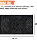 Front view: ZIMISI black magnetic car sunroof shade mesh, UV protection, 39.37in × 25.59in, universal fit