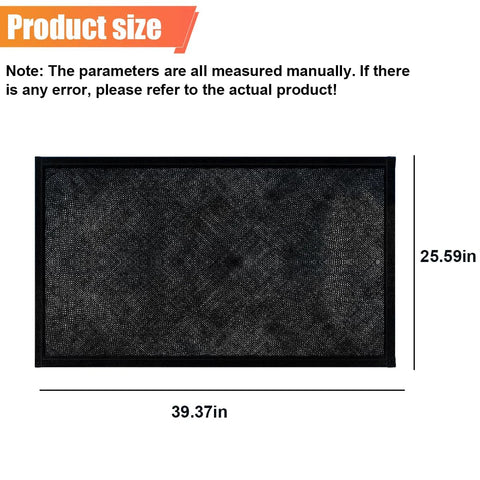 Front view: ZIMISI black magnetic car sunroof shade mesh, UV protection, 39.37in × 25.59in, universal fit