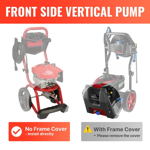 Front Inlet And Outlet Pressure Washer Pump Replacement Up To 2500 PSI 2.2 GPM SRMW22G26 EZ Compatible With Honda Briggs Craftsman Karcher