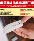 Two Pack Door Handle Alarm With 130dB Vibration Trigger, Super Loud Home Security Alarm For Doors, Keeps Nosy Intruders At Bay And Kids Safe, Great For Toddlers, Elderly, Hotels, Travel, And Bedrooms, Easy Setup, adjustable sensitivity switch