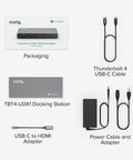 Rock Solid Thunderbolt 4 Docking Station For Mac And Windows Runs Two Monitors Like A Champ With One Hundred Watt Fast Charging and accessories