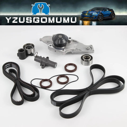 Serpentine Drive Timing Belt With Water Pump Kit Direct Fit For Honda Accord Crosstour Odyssey Pilot Ridgeline Saturn Vue Acura