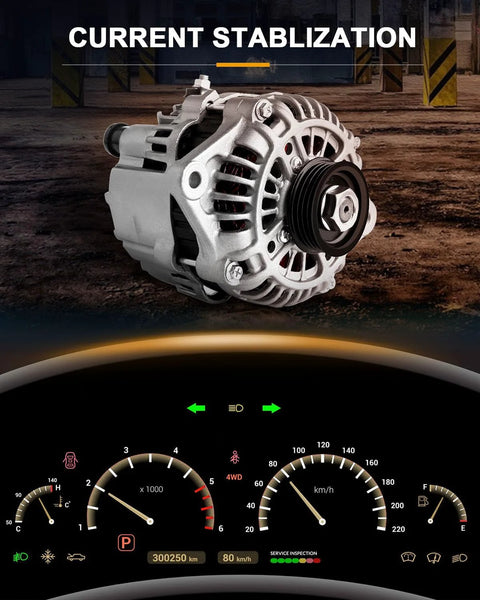 Plug And Play Alternator Replacement For Mazda Protege 1999 2000 2001 2002 2003 And Protege5 2002 2003 High Output Direct Fit Unit