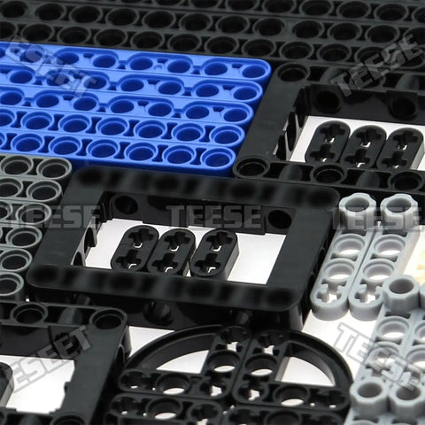 Dope 282 Piece Technic Beams And Liftarms Replacement Kit For MOC EV3 Random Color Parts Bundle With Beams Thin Liftarms Axles Rotor Blade Brick Separators Fully Compatible With LEGO Technic System; assorted technic beams and liftarms