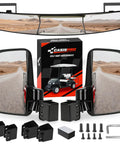 Universal Golf Cart Mirrors Offering HD Wide Angle Shatterproof Glass And Totally Legit No Drill Mount For Ezgo Yamaha Club Car Rear View Side Mirror Kit With 180 Rotation Delivering Boss Level Coverage