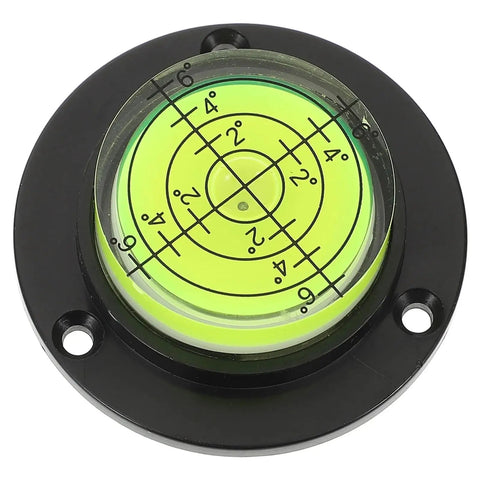 Mini Circular Bubble Level For Camera Tripods And Turntables, Portable On The Go Precision Horizontal Alignment Tool close-up
