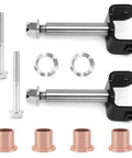 Front End King Pin Repair Kit For Club Car Precedent Golf Carts 2004 Up Replaces OEM 103638601 102287201 102288201 Pack Of 2; kit parts