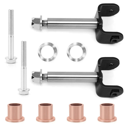 Front End King Pin Repair Kit For Club Car Precedent Golf Carts 2004 Up Replaces OEM 103638601 102287201 102288201 Pack Of 2; kit parts
