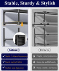 Stable U-shaped connectors in Heavy Duty 10 Tier Shoe Rack With Cover Saves Serious Floor Space In The Entryway Or Mudroom.