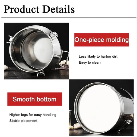 Heavy Duty 304 Stainless Steel Milk Can With Built In Faucet Rock Solid Bulk Storage Barrel For Grain Flour Sugar Coffee Beans And Liquids Tough As Nails Straight Up Pro Grade Utility Tote Jug 16 Point 9 Gallon showing smooth bottom and one-piece molding.