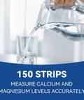 Hard Water Test Kit With Five Test Pads And One Hundred Fifty Strips Delivers Dead Simple 30 Second Readouts From Very Soft To Very Hard Water 0 To 425 PPM So You Get Real No Guesswork Results At Home, 150 strips