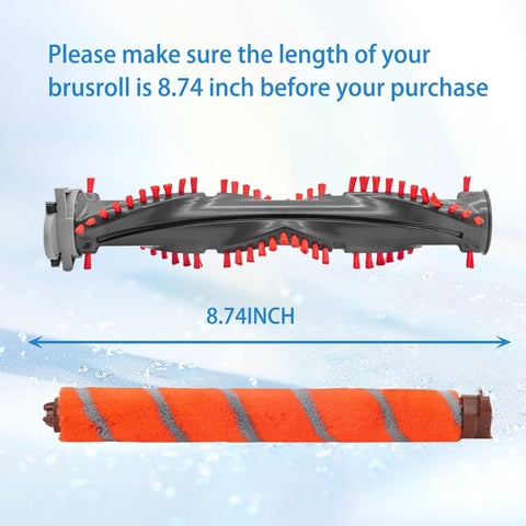 Soft Bristle Brushroll HEPA Foam Filter Replacement Kit for DuoClean NV800 NV800W NV801 NV801Q NV803 UV810 Vacuum Cleaners