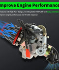 GY6 150cc Carburetor Kit Drop In Replacement For 4 Stroke Engines improving airflow and performance with air filter and intake