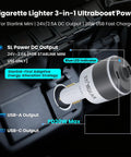 Starlink Mini Automotive Adapter With Three In One Build Featuring Dual Usb C Ports And Ten Foot Dc Power Cord Delivering Consistent Twenty Four Volts For Road Trip Vibes And Breezy Wifi Access Anywhere You Roll in cigarette lighter socket