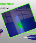 Close-up of All In One Lead Test Kit For Dishes Ceramics Glassware Toys And Painted Surfaces With Instant Swabs and UV light use.