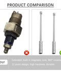 Thin Wall Extend Spark Plug Socket Set 14mm 16mm 12 Point Three Eighths Inch Drive Magnetic 360 Degree Rotation