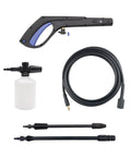 Attachments for Beast Mode Portable Pressure Washer 1900 PSI 1.51 GPM 14 Amp With Bayonet Attachments and Onboard Storage
